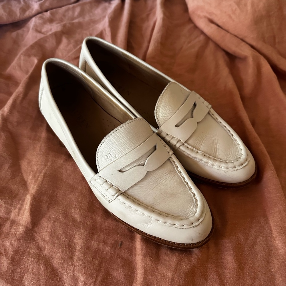 Ralph Lauren Wren Loafer - Ivory - 7